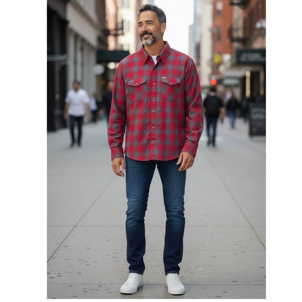 Dixxon Pulaski Flannel Button Front Long Sleeve S… - image 2